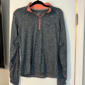 Nike Dry-Fit med ladies 3/4 zip up long sleeve